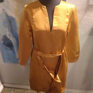 J Crew Linen blended dress